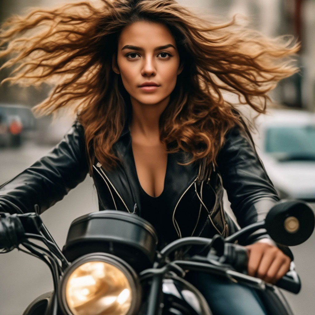 Красивые девушки на мотоцикле - 42 фото