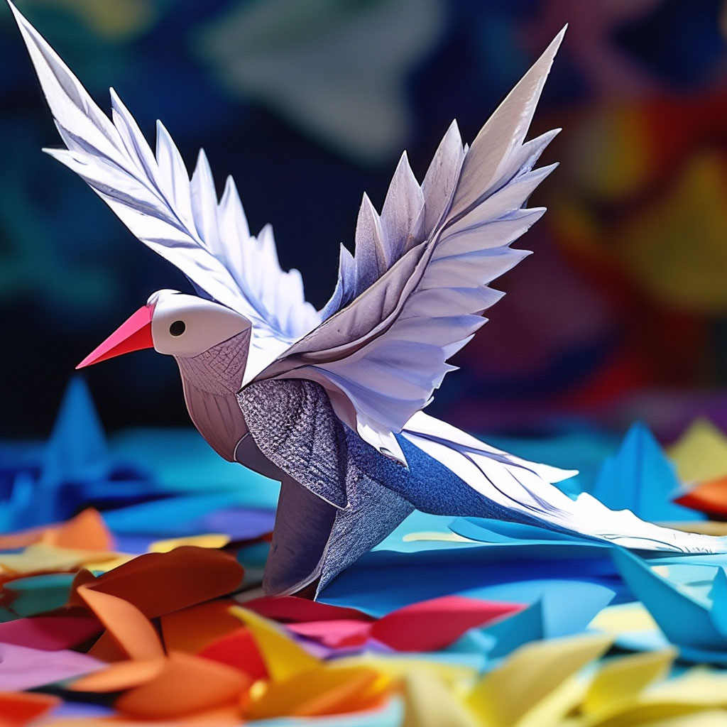«Оригами» картина Шустова Андрея маслом на холсте — купить на конференц-зал-самара.рф