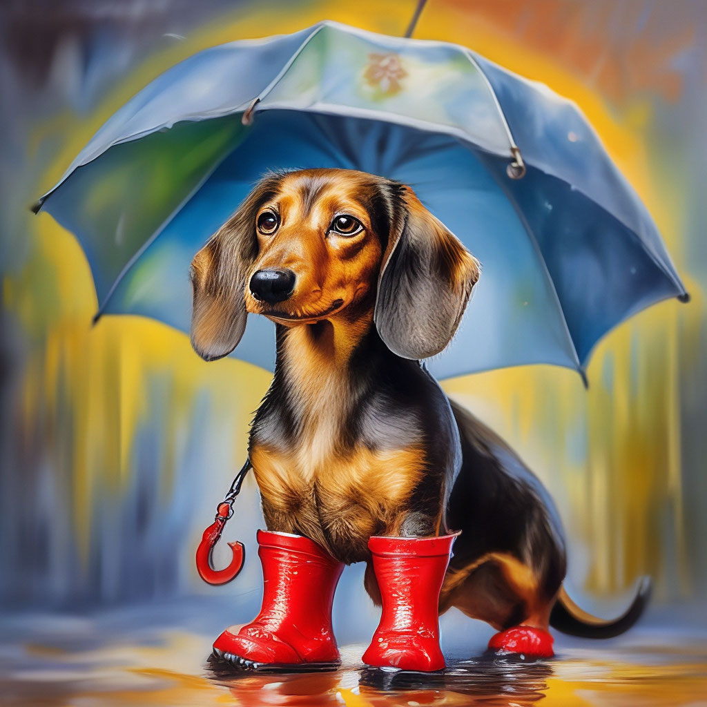 Dachshund rain boots best sale