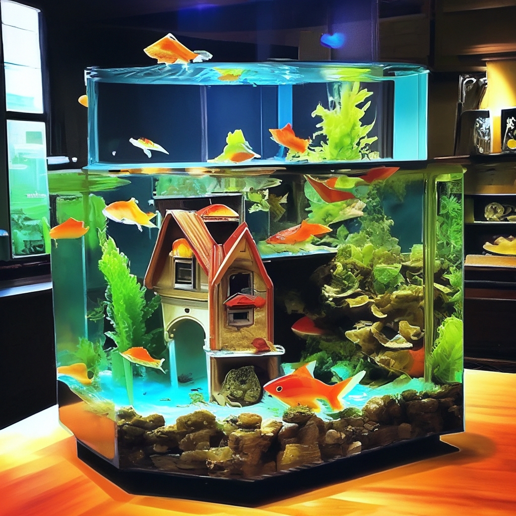 домики в аквариуме для рыбок своими руками | Дзен