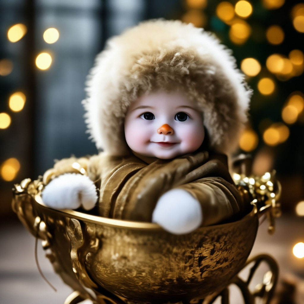 «С Новым годом ?? ??? ? …» — картинка создана в Шедевруме