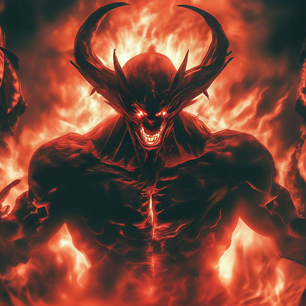 Демоны ада арт (68 фото)