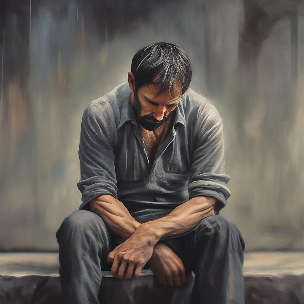 Hombre triste