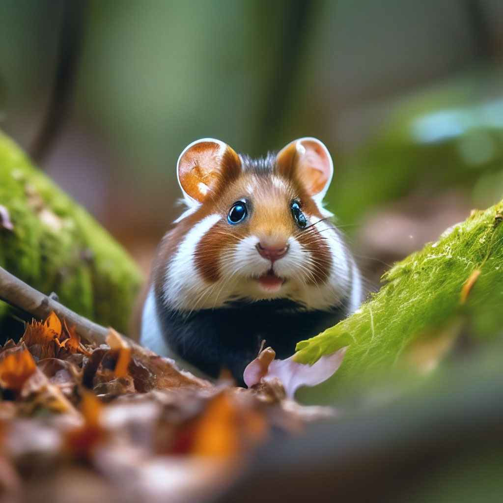 Покажи фото диких хомяков "Forest hamster" - image created in Shedevrum