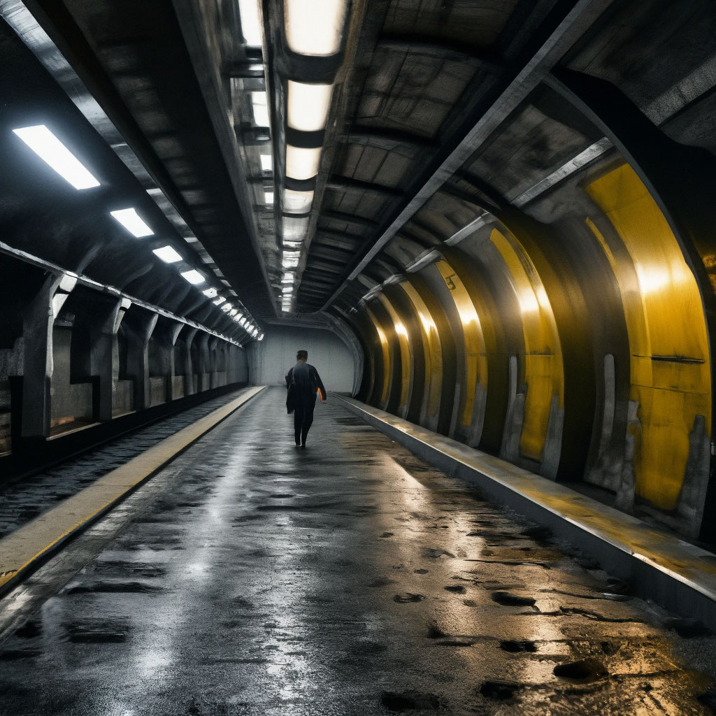 Abandoned Detailed Metro Station, …» — Создано В Шедевруме