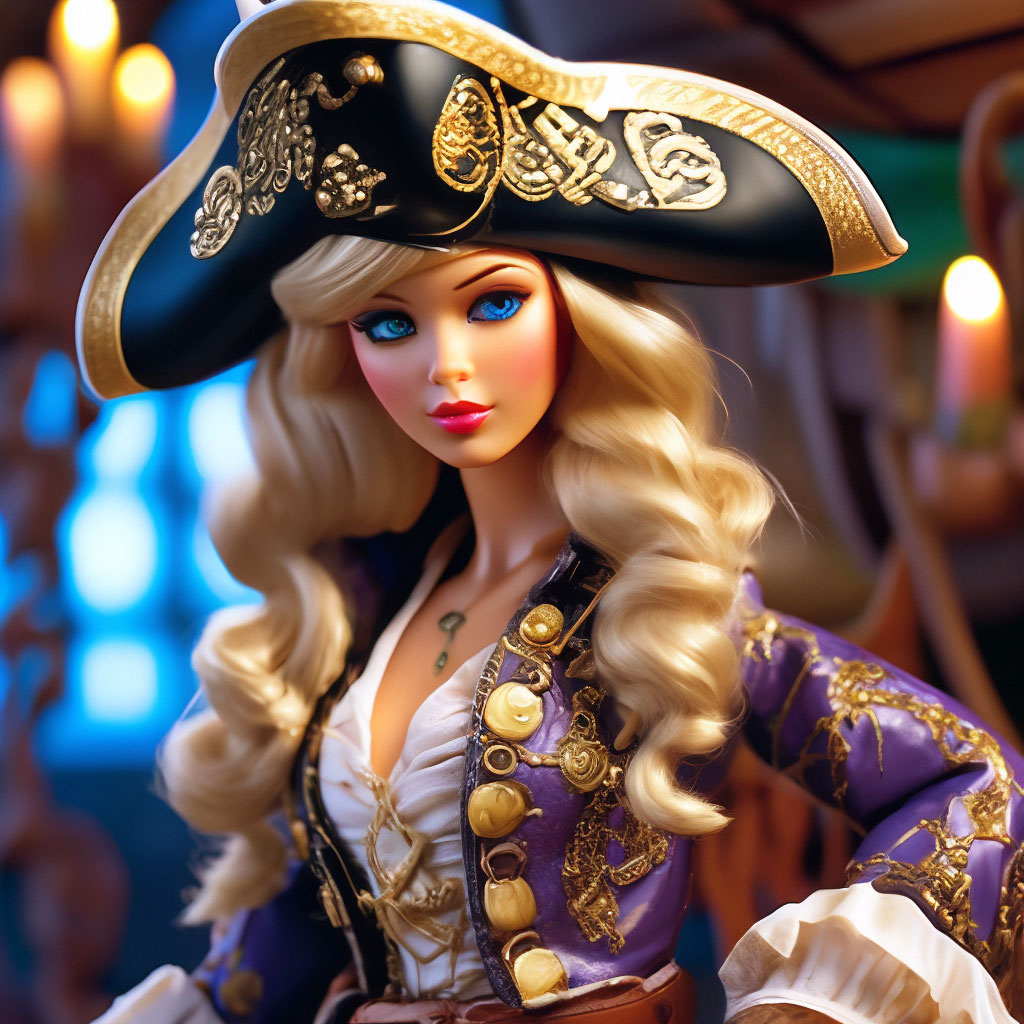 Pirate barbie doll on sale