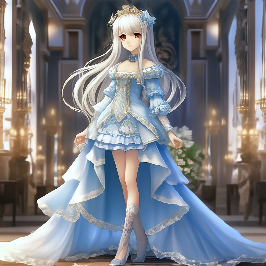 knee length dresses for ladies Anime-Inspired Slice Black Dress – MOEFLAVOR main image 0