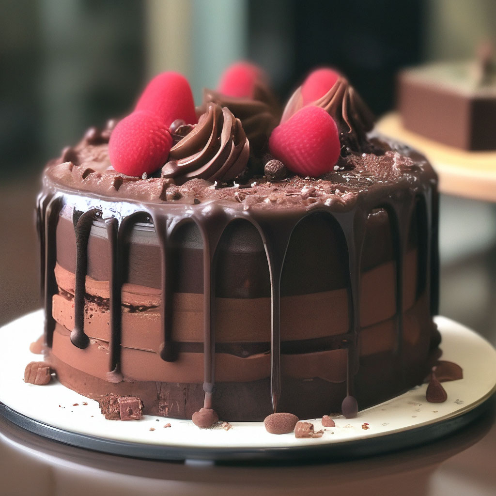 Торт шоколадный с шоколадным кремом