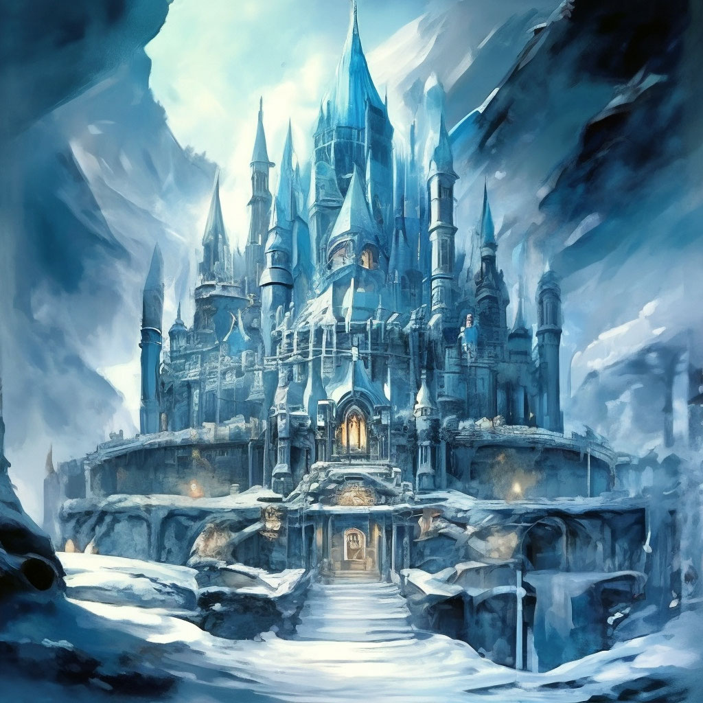 Ледяной дворец снежной королевы, …» — создано в Шедевруме