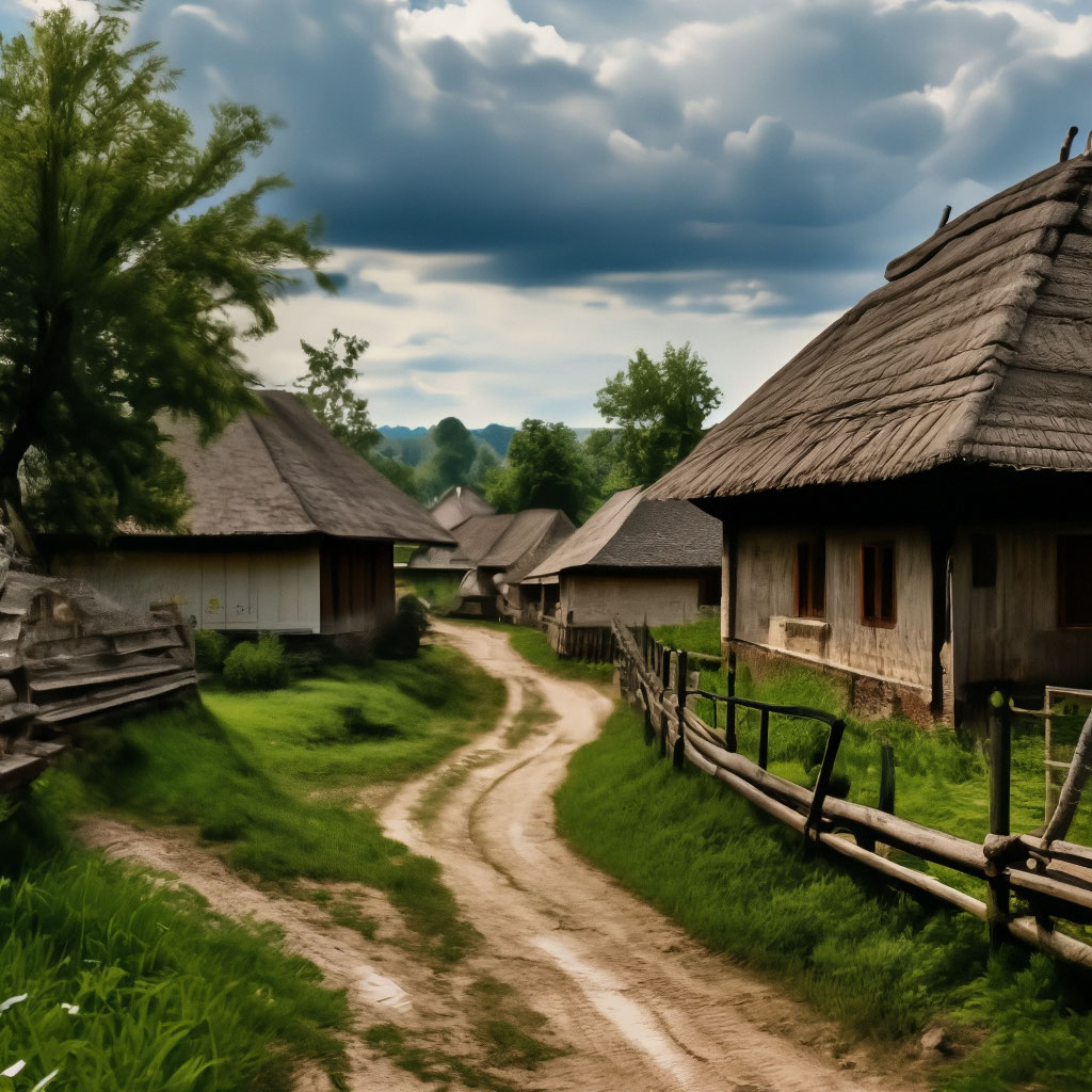 Украинское село - европейские дороги