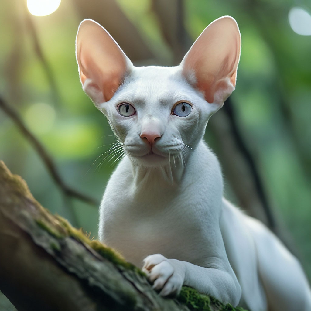 Albino fashion sphynx