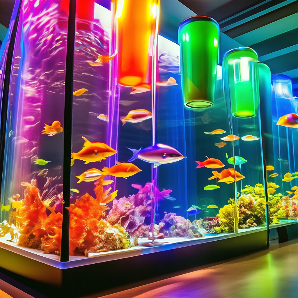 Светильник Aquarium с RGB подсветкой