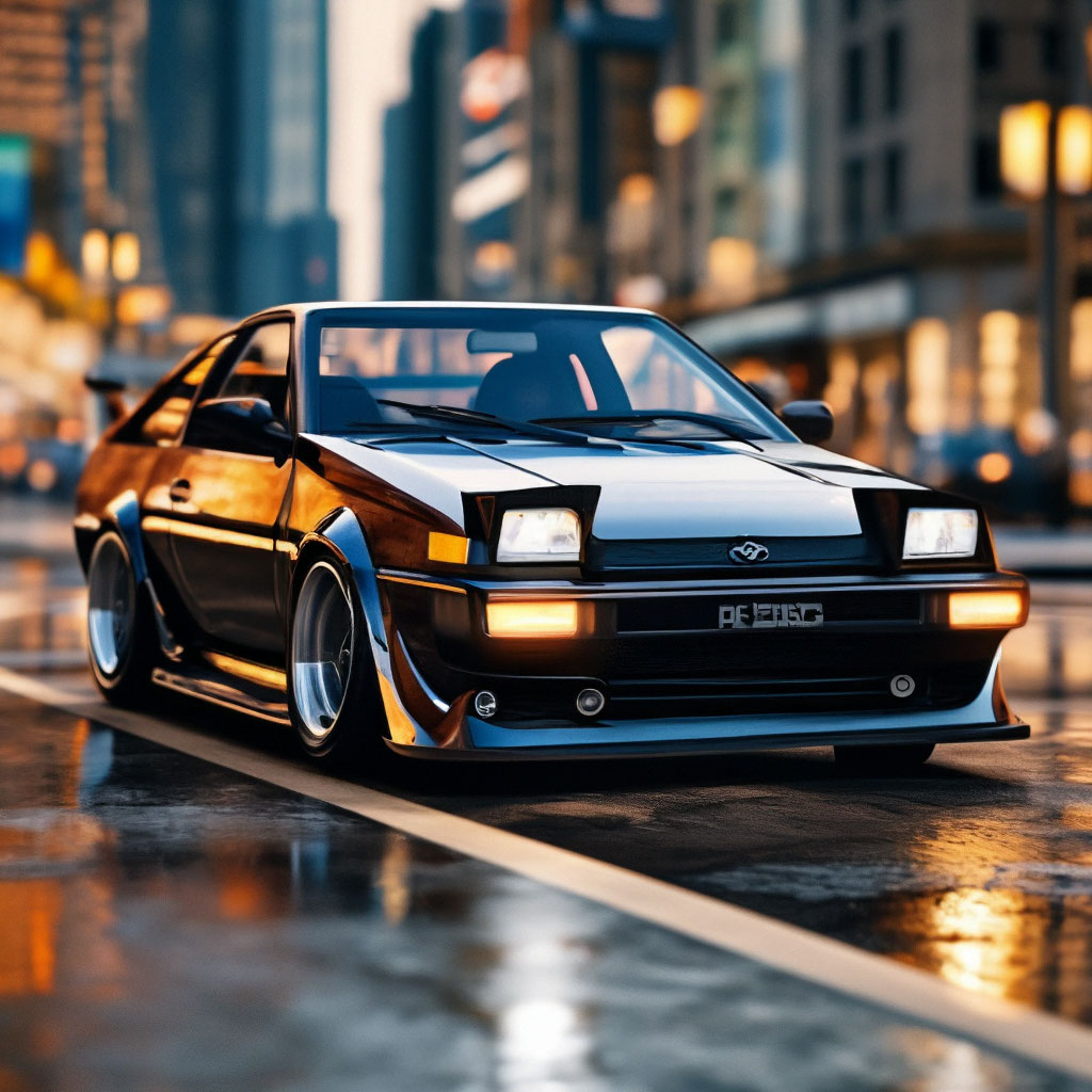 Toyota ae86 Кэйити Цутия