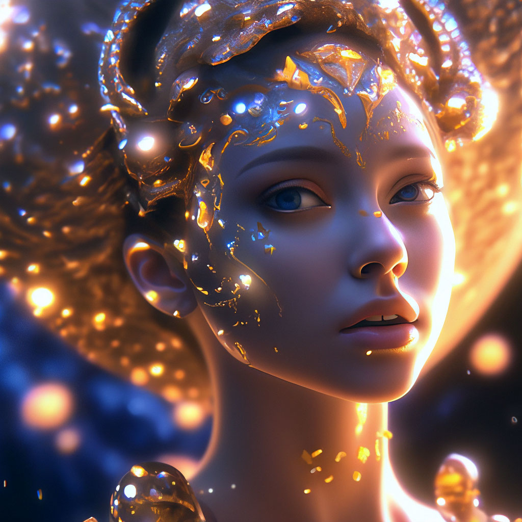 Девушка олицетворение Венеры, планета …» — создано в Шедевруме