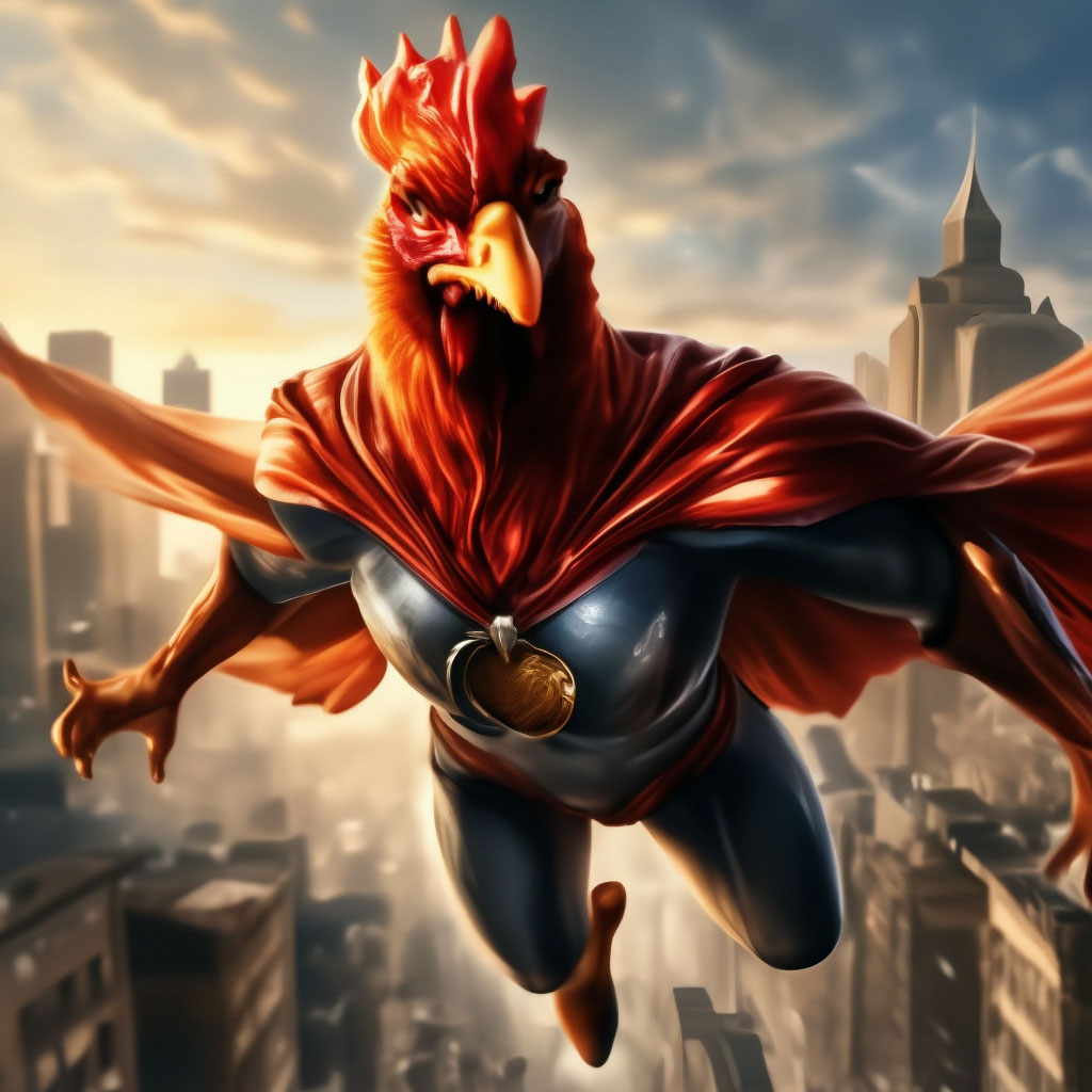 Chicken Man Superhero Chicken Superheroes Save (?) The World In Tamil
