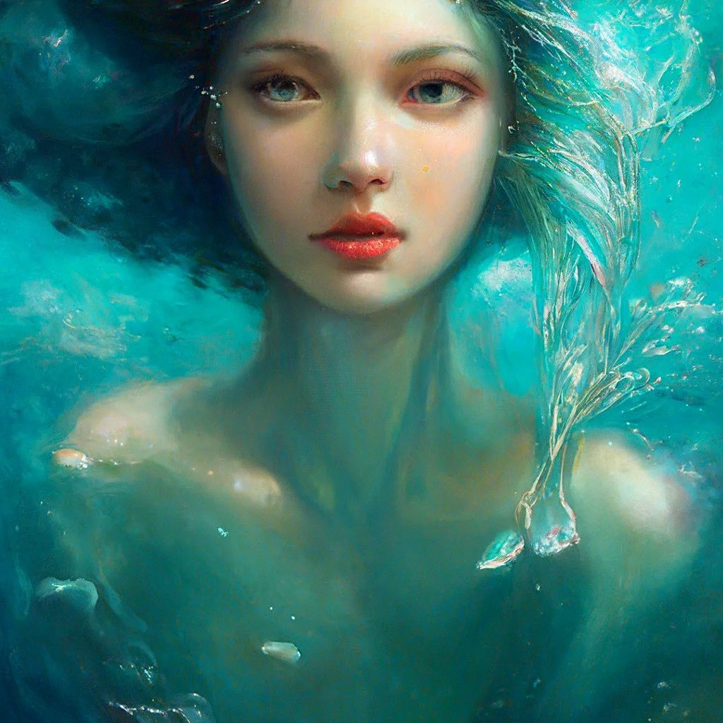 «Жена - морская пена, реалистично» — создано в Шедевруме