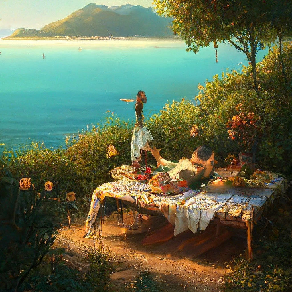 «Пикник у моря» — создано в Шедевруме