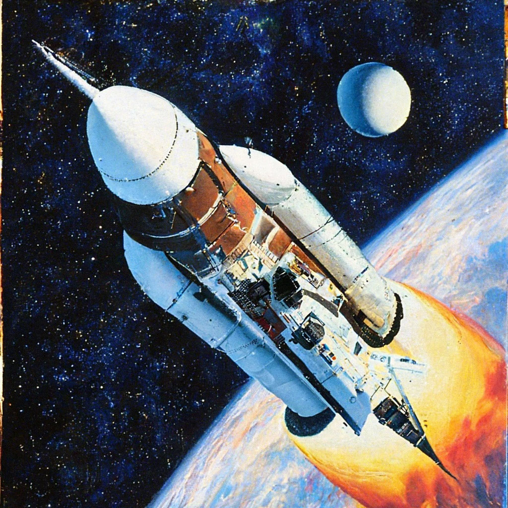 Первый полет человека в космос 12 …» — создано в Шедевруме
