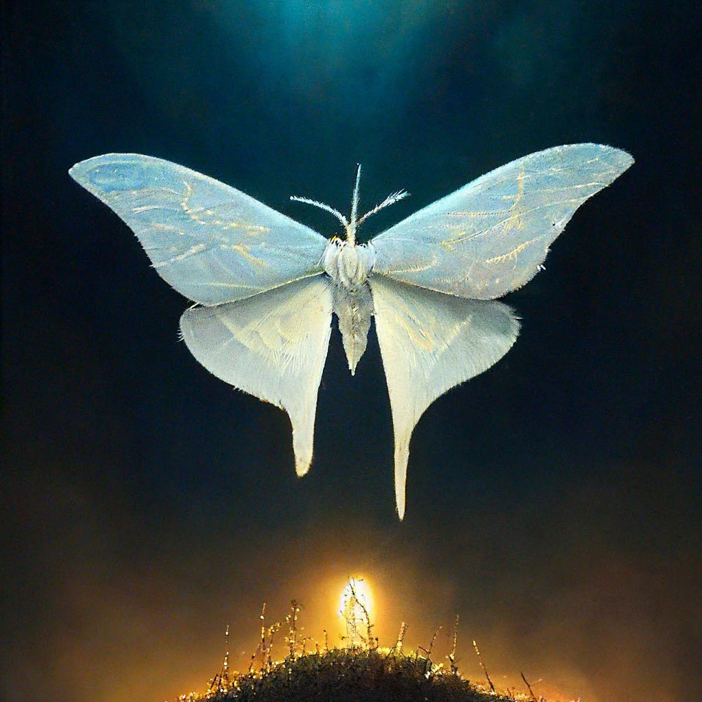 «Самба белого мотылька у открытого …» — создано в Шедевруме