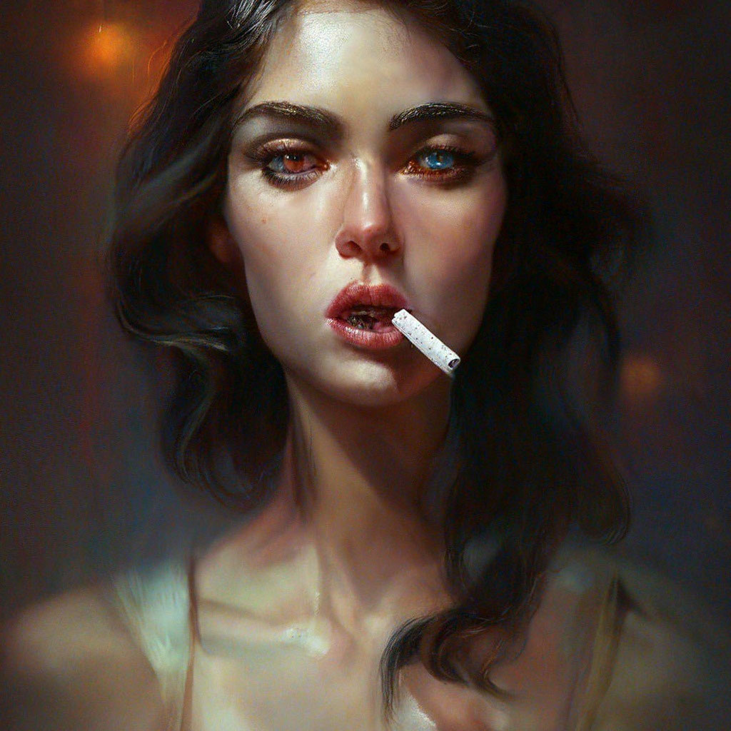 «Курение вредит вашему здоровью» — создано в Шедевруме