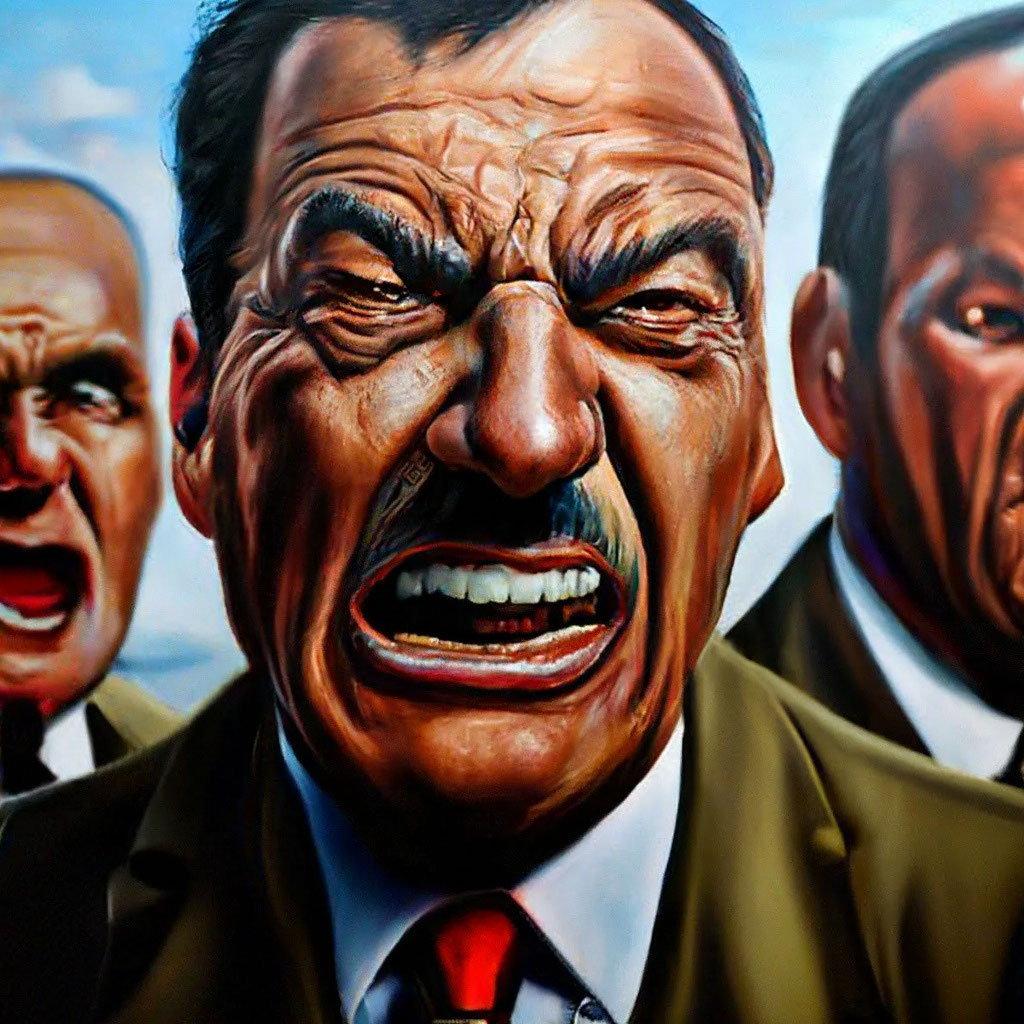 «Злые люди в очереди в мои …» — создано в Шедевруме