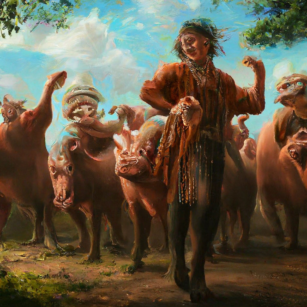 «Метать бисер перед свиньями» — создано в Шедевруме