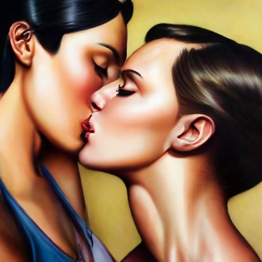 Романтика и нежная теплота в картинках с поцелуями