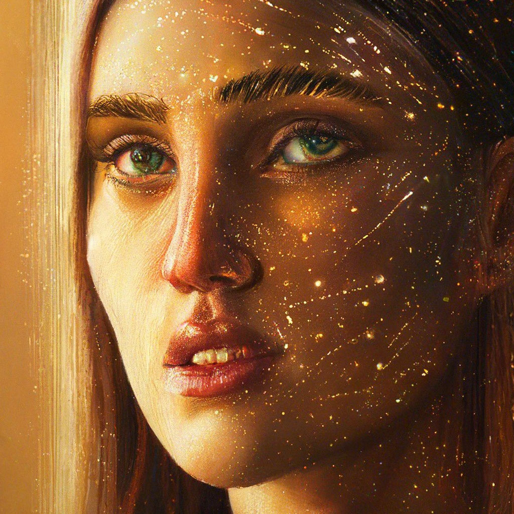 «Богиня интернета» — создано в Шедевруме