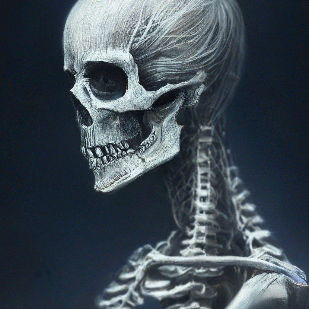 Раскраски Скелет человека (34 шт.) - скачать или распечатать бесплатно #