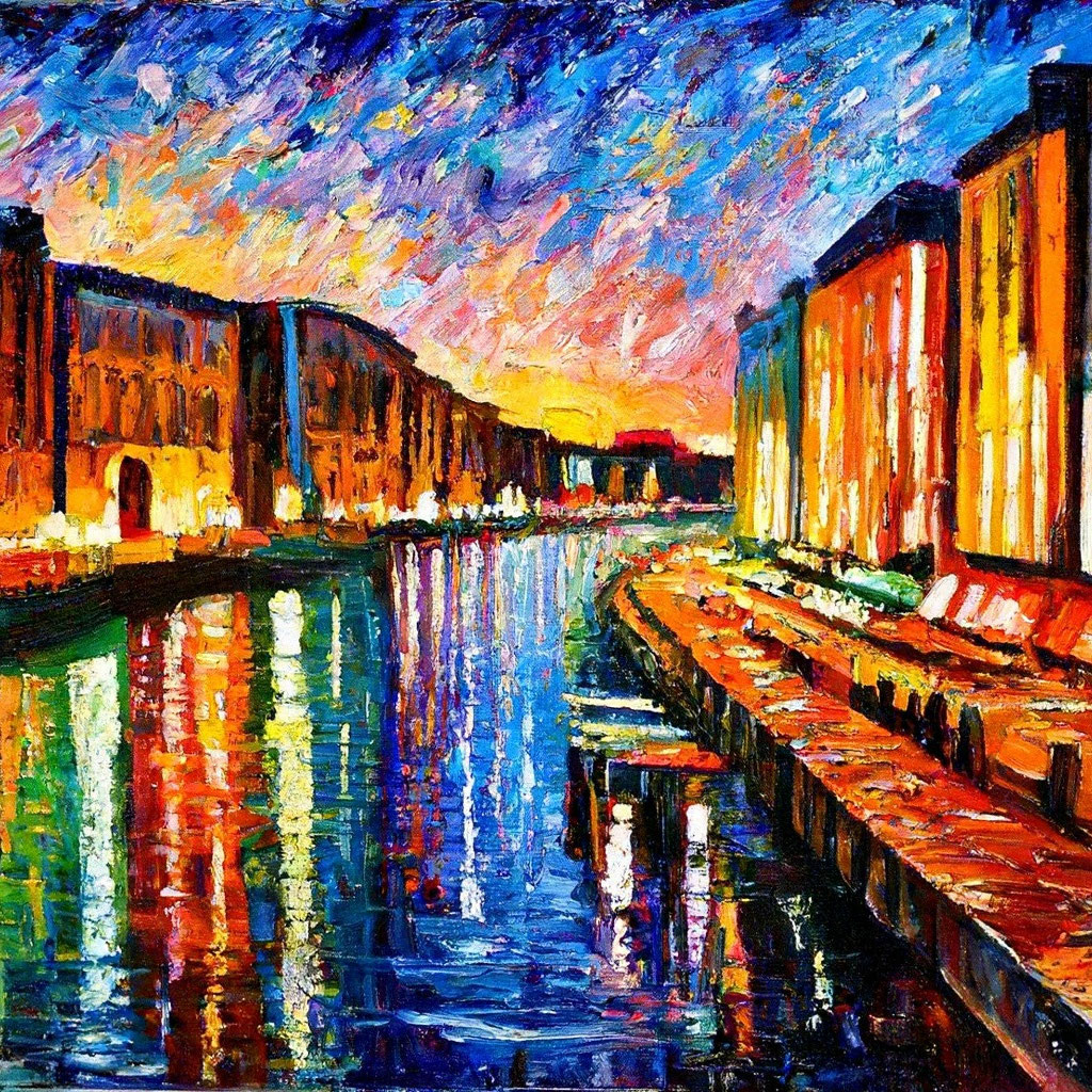 «Картина в стиле постимпрессионизм» — создано в Шедевруме