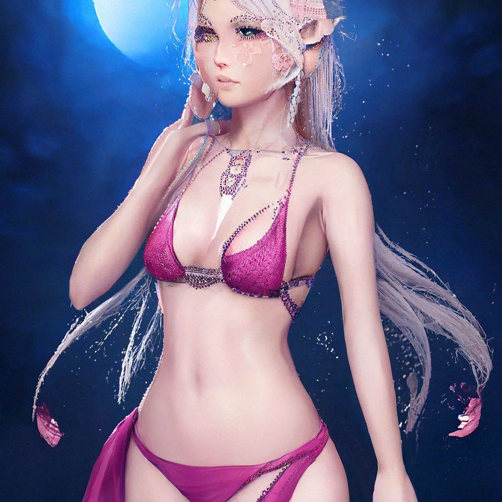 «Зона бикини, вид спереди, прозрачная…» — создано в Шедевруме