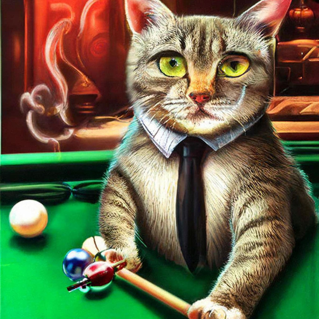 Кот с сигарой