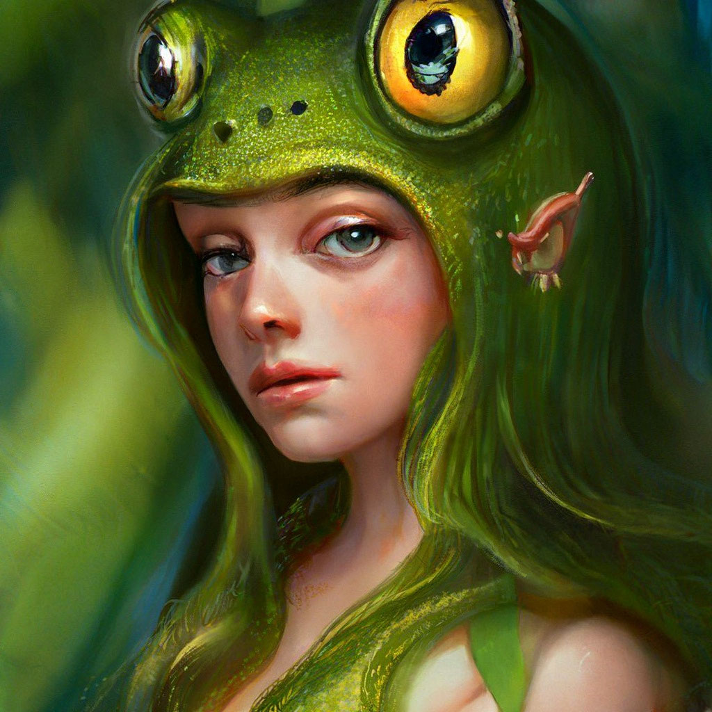 Frog girl