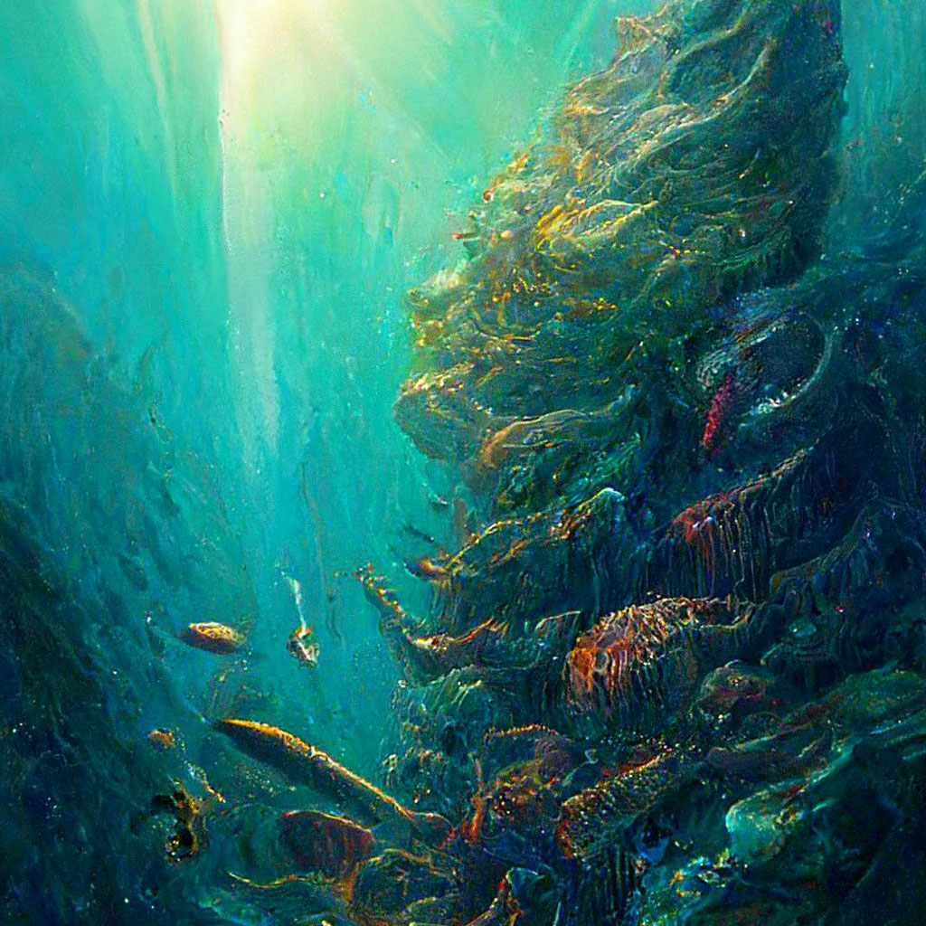 «Морская глубина» — создано в Шедевруме