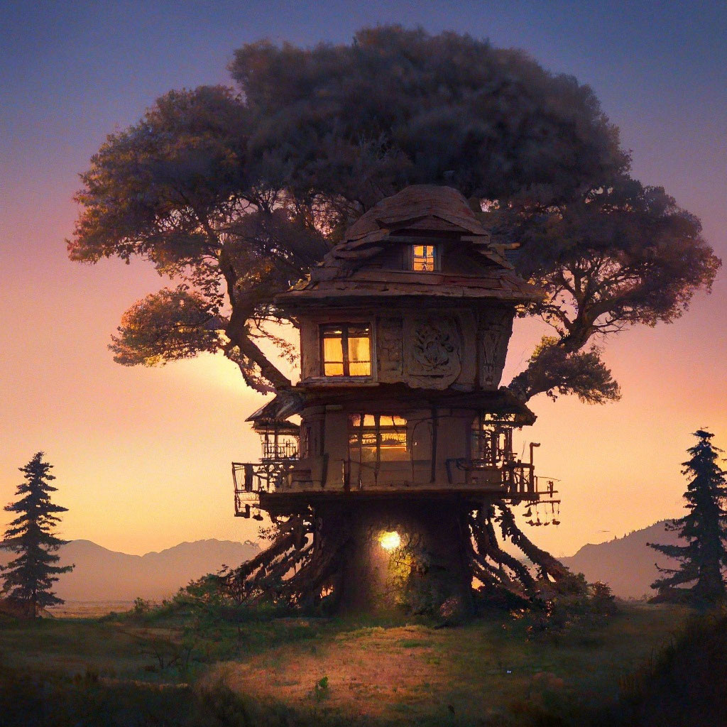 16 оригинальных идей для домиков на дереве