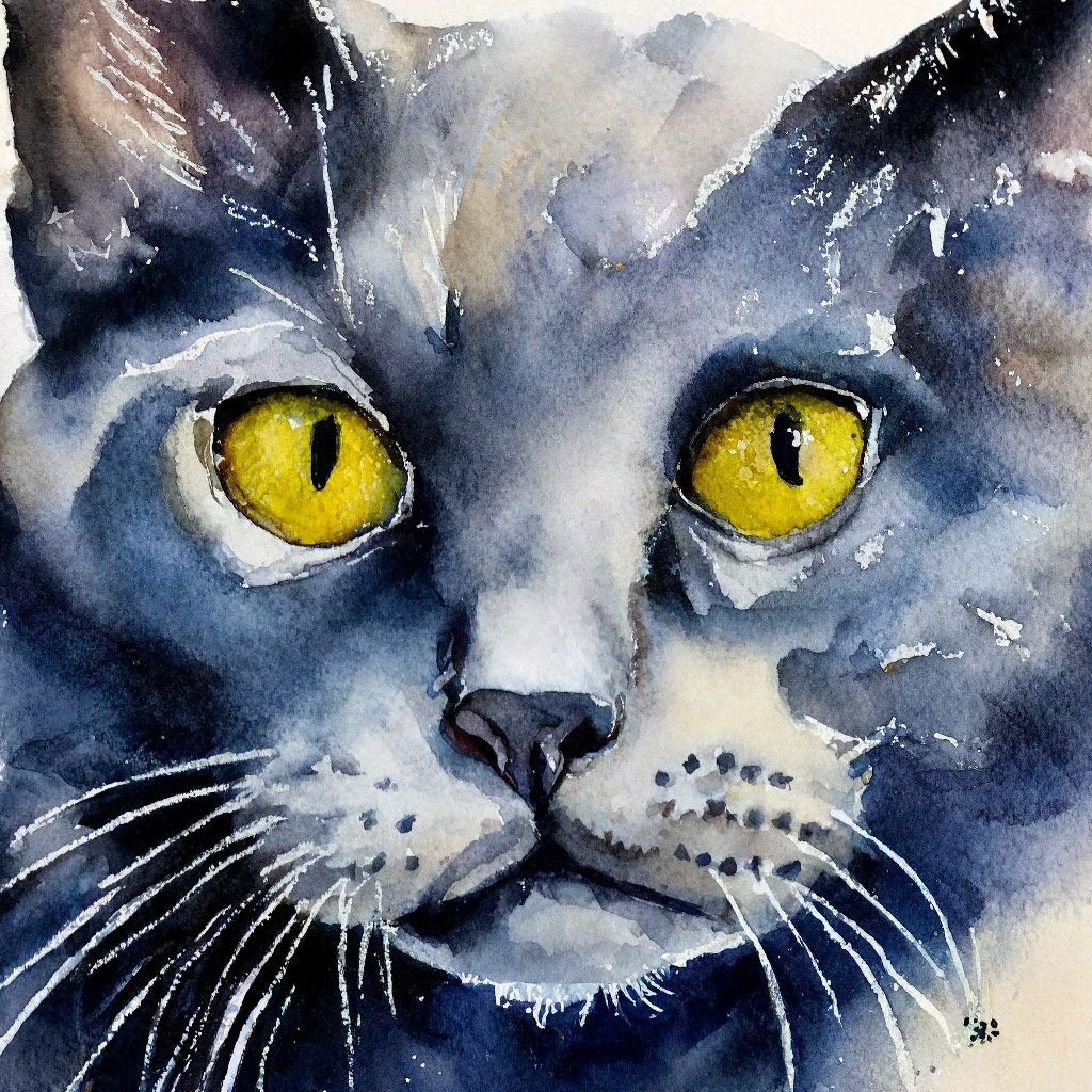 Вислоухий кот рисунок