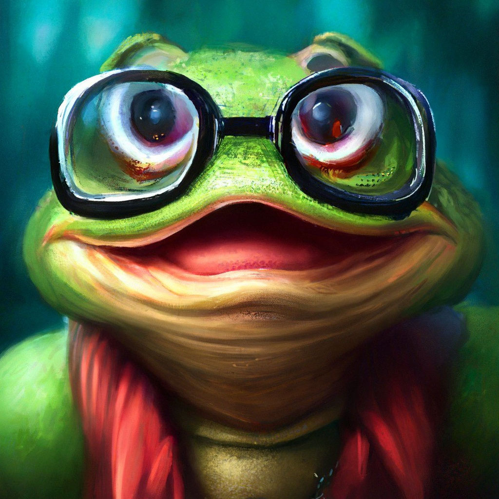 Обои на мобильный телефон лягушка, очки, крутизна, раздел - скачать Frog wallpap