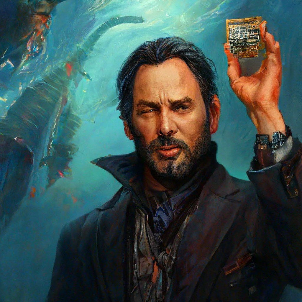 «Человек который купил биткоин за…» — создано в Шедевруме