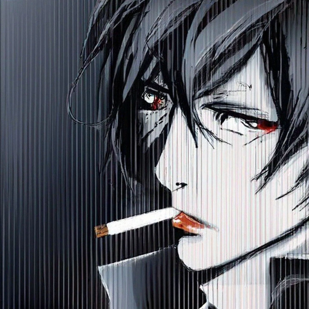 cigarette in mouth anime Mogging with 1 minute of screen time #mattdeathnote #deathnote #deathnotefanart #anime #mailjeevas This is not a Cigarette