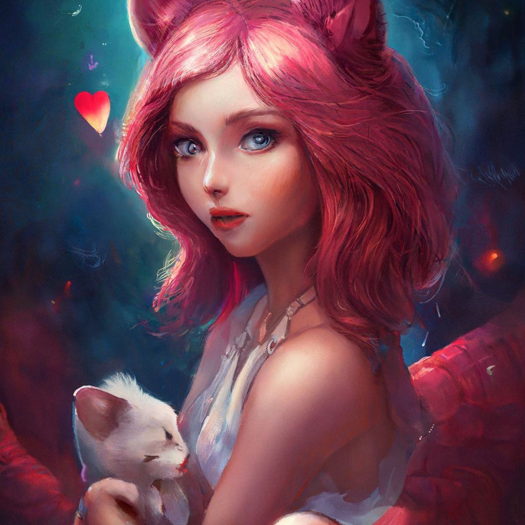 «Котик сердечко» — создано в Шедевруме