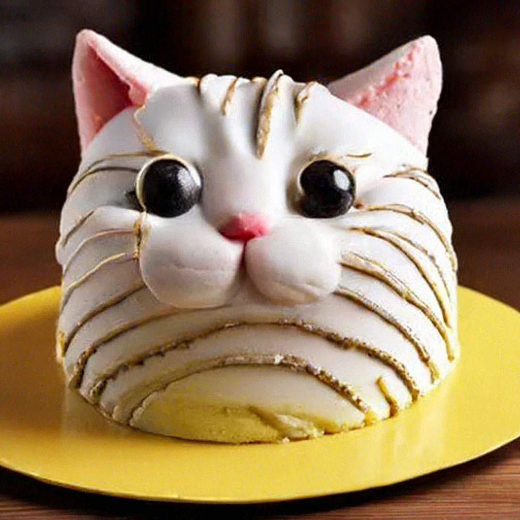 Торт кошка (76 фото)