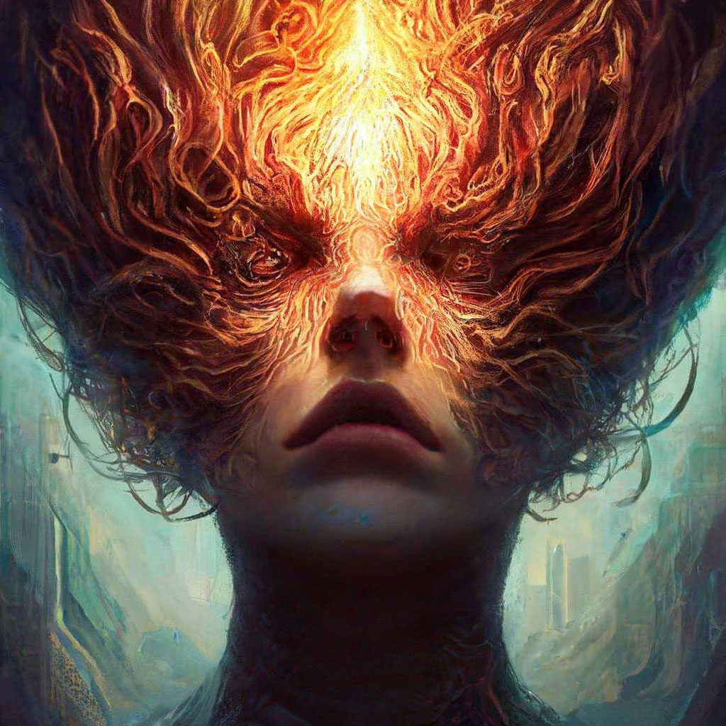 «Взрыв мозга» — картинка создана в Шедевруме