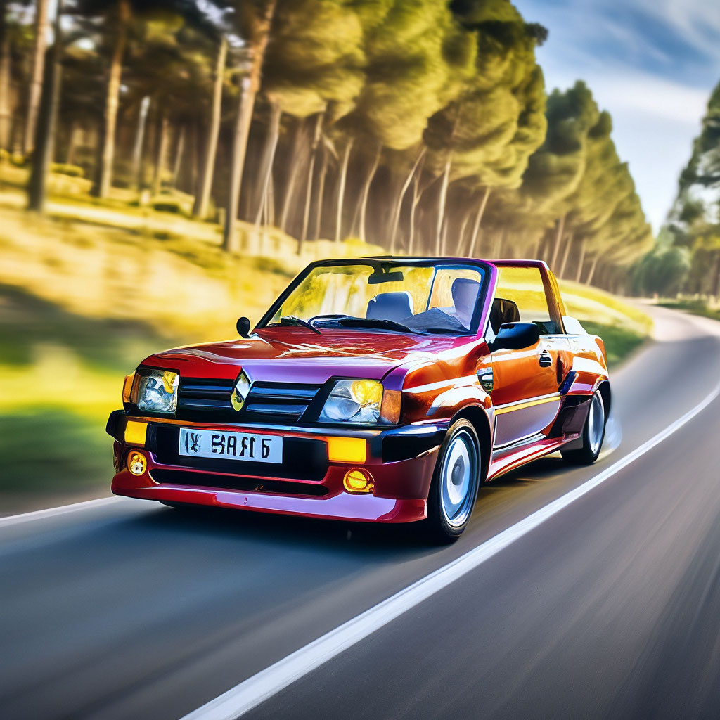 Renault 5 Turbo Convertible» — Создано В Шедевруме