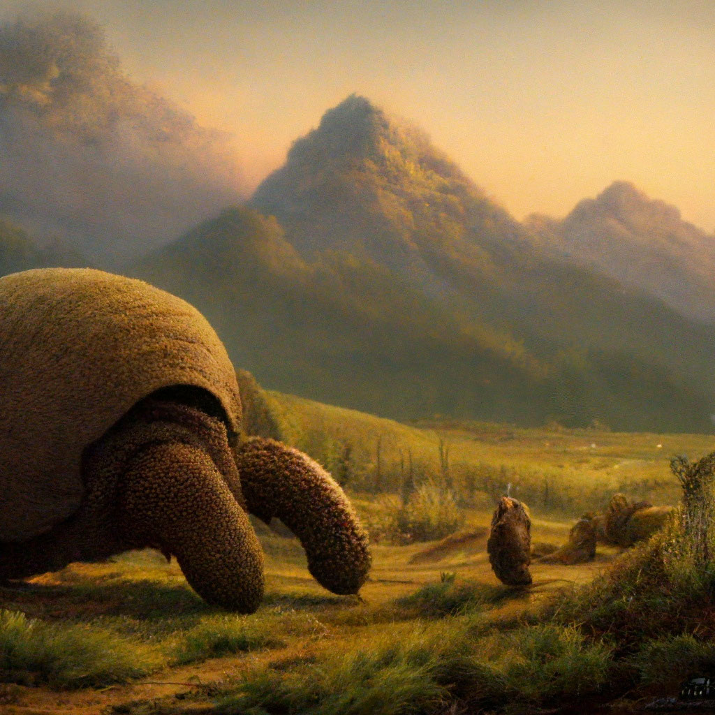 «Делать из мухи слона , высокое …» — создано в Шедевруме