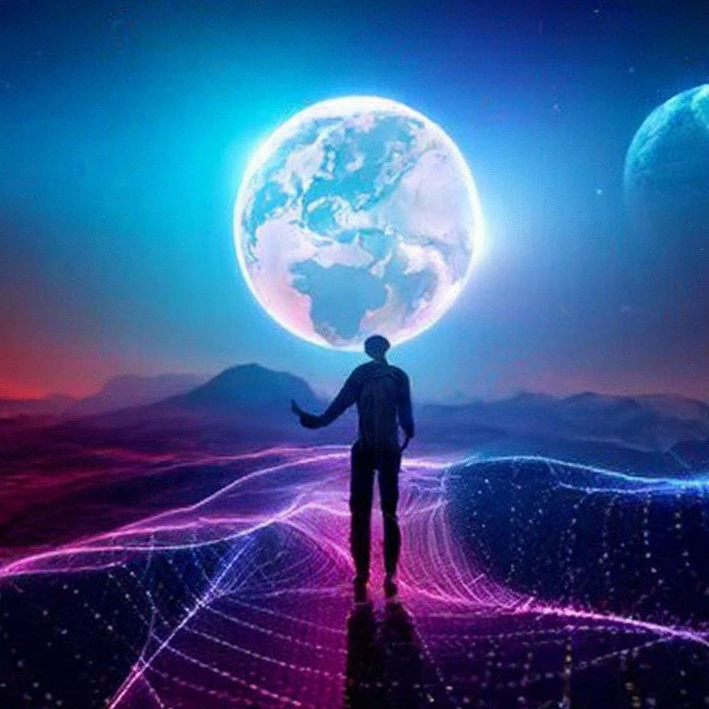 «Виртуальная реальность в ином мире» — создано в Шедевруме