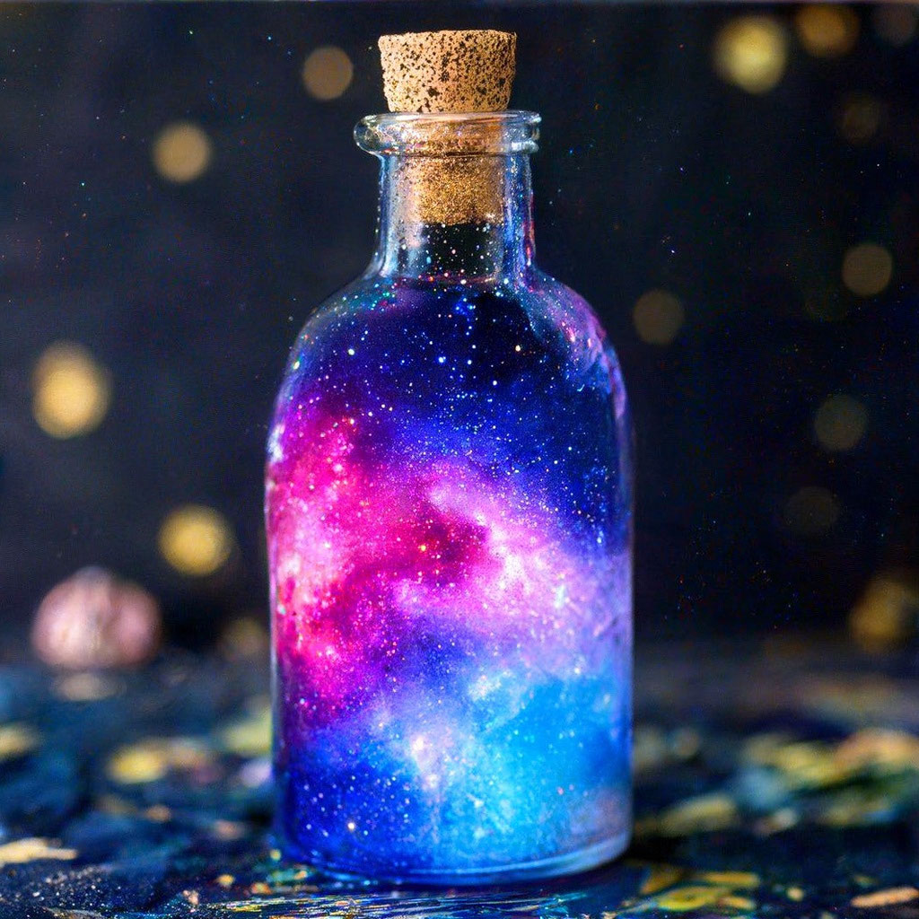 «Галактика в бутылке» — создано в Шедевруме