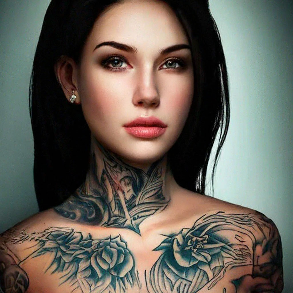 Тату на Шее - Татуировки на Шее у Женщин и Мужчин | Tattoo-ideas.ru