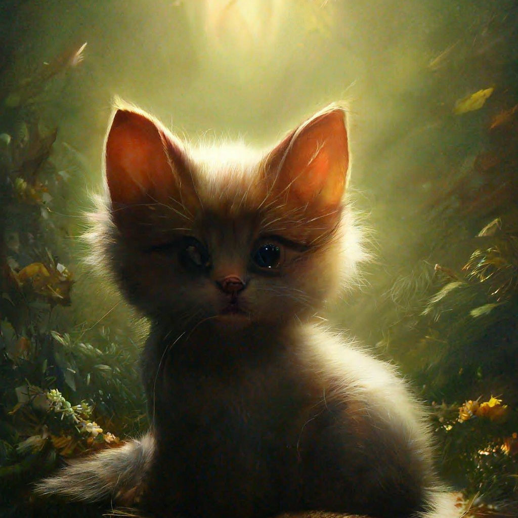 «Котëнок» — картинка создана в Шедевруме