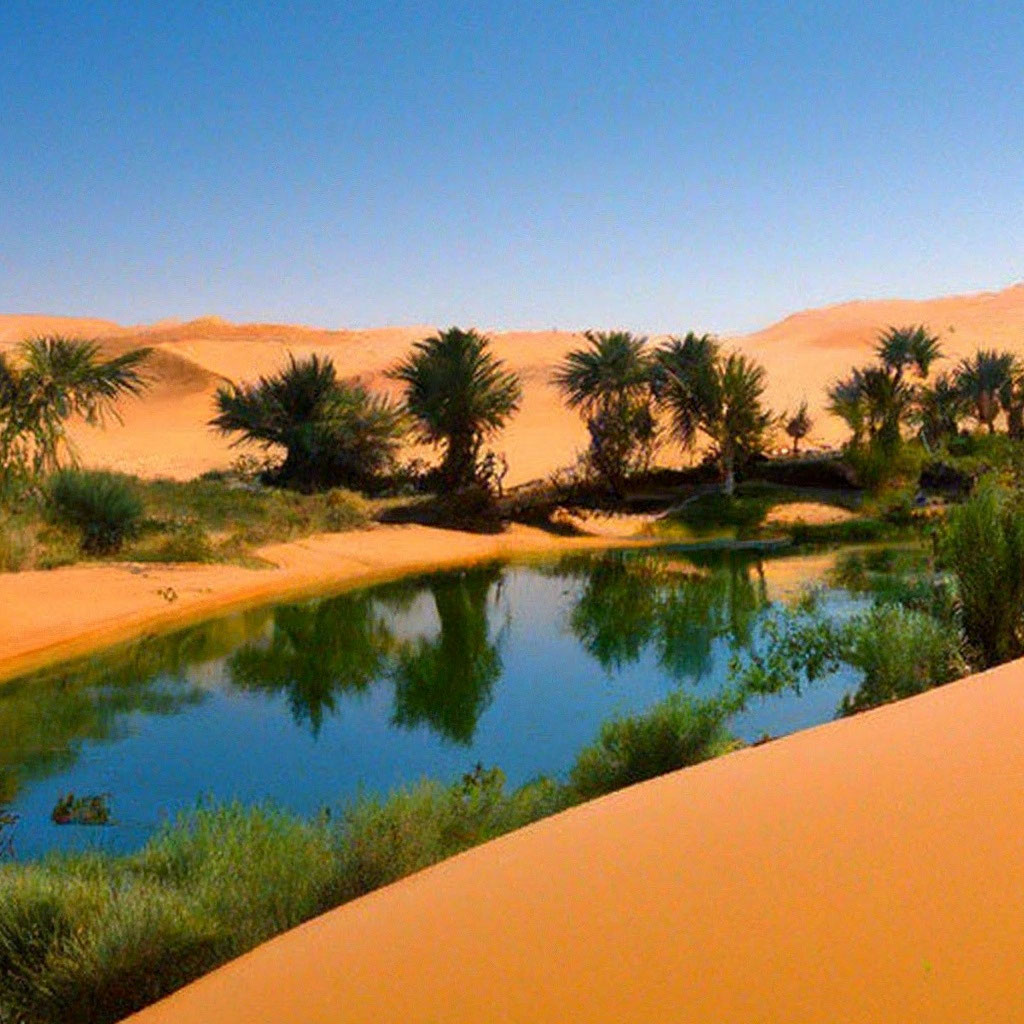 «Оазис в пустыне» — создано в Шедевруме