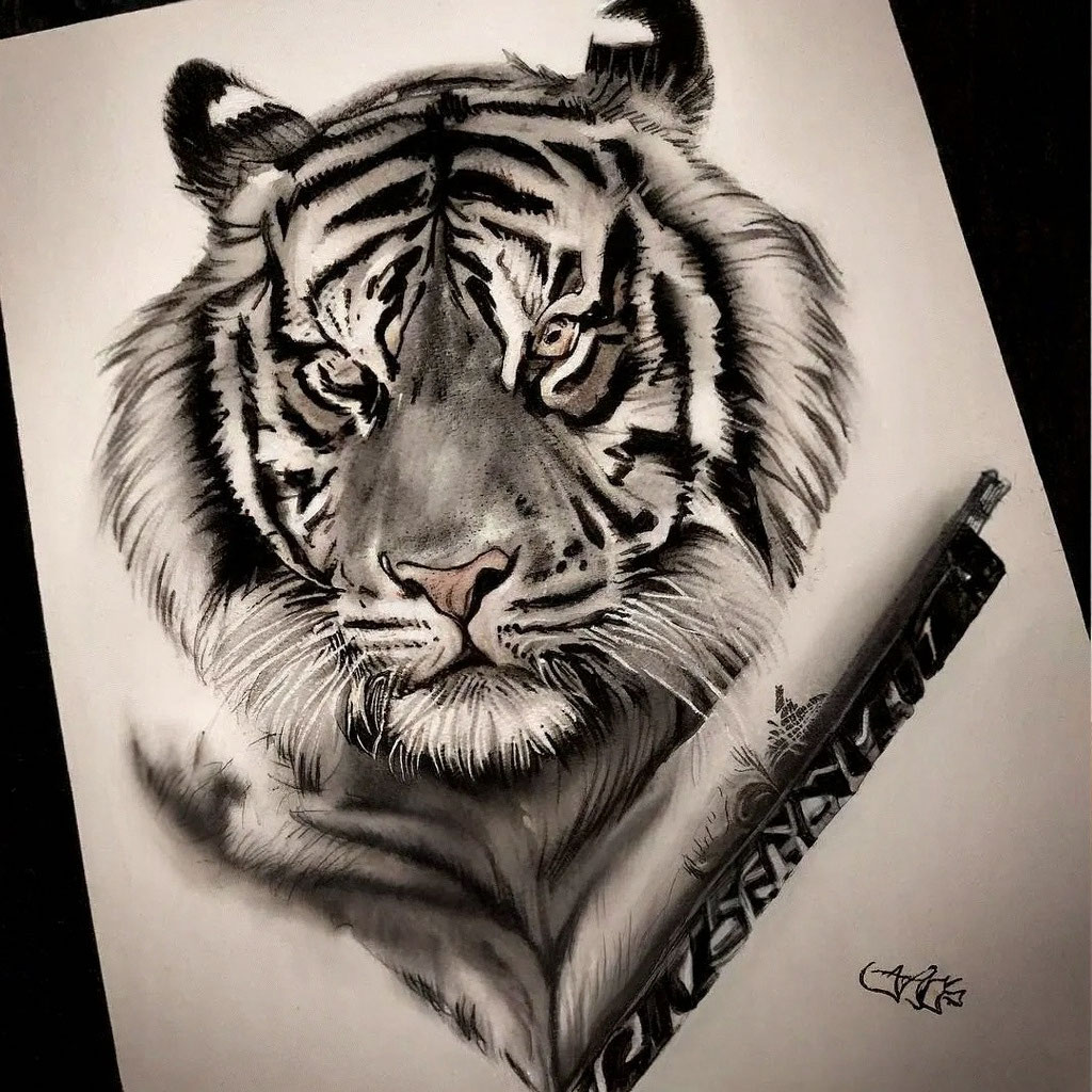Изображения по запросу Тигр татуировка